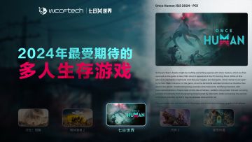 《七日世界》荣获Wccftech2024年度最受期待游戏