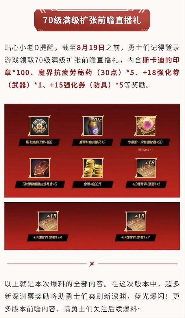 【版本前线】3000+新深渊票、次元灵驿装备 3