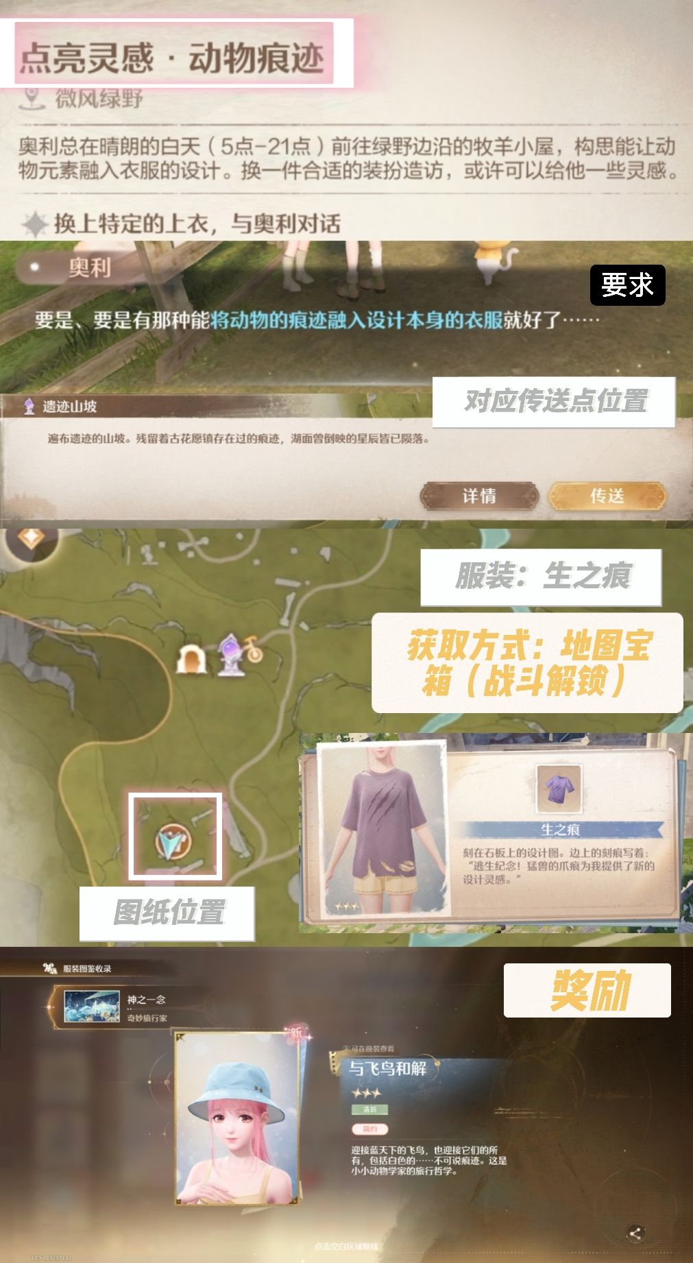 无限暖暖见闻任务点亮灵感系列攻略 3