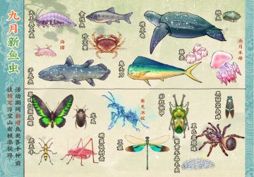 【仙山小农】更新预告·九月新鱼虫