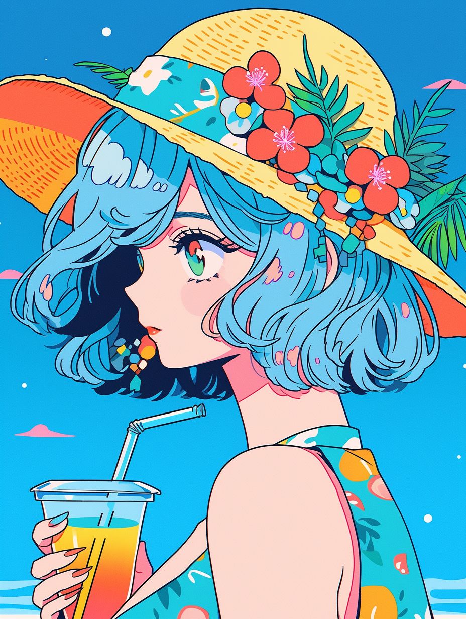 画师:ポップな夏のビーチ 4