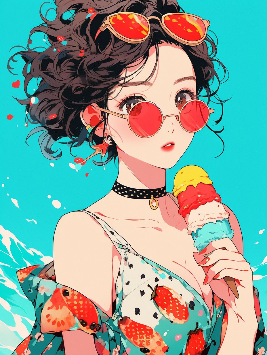画师:ポップな夏のビーチ 7