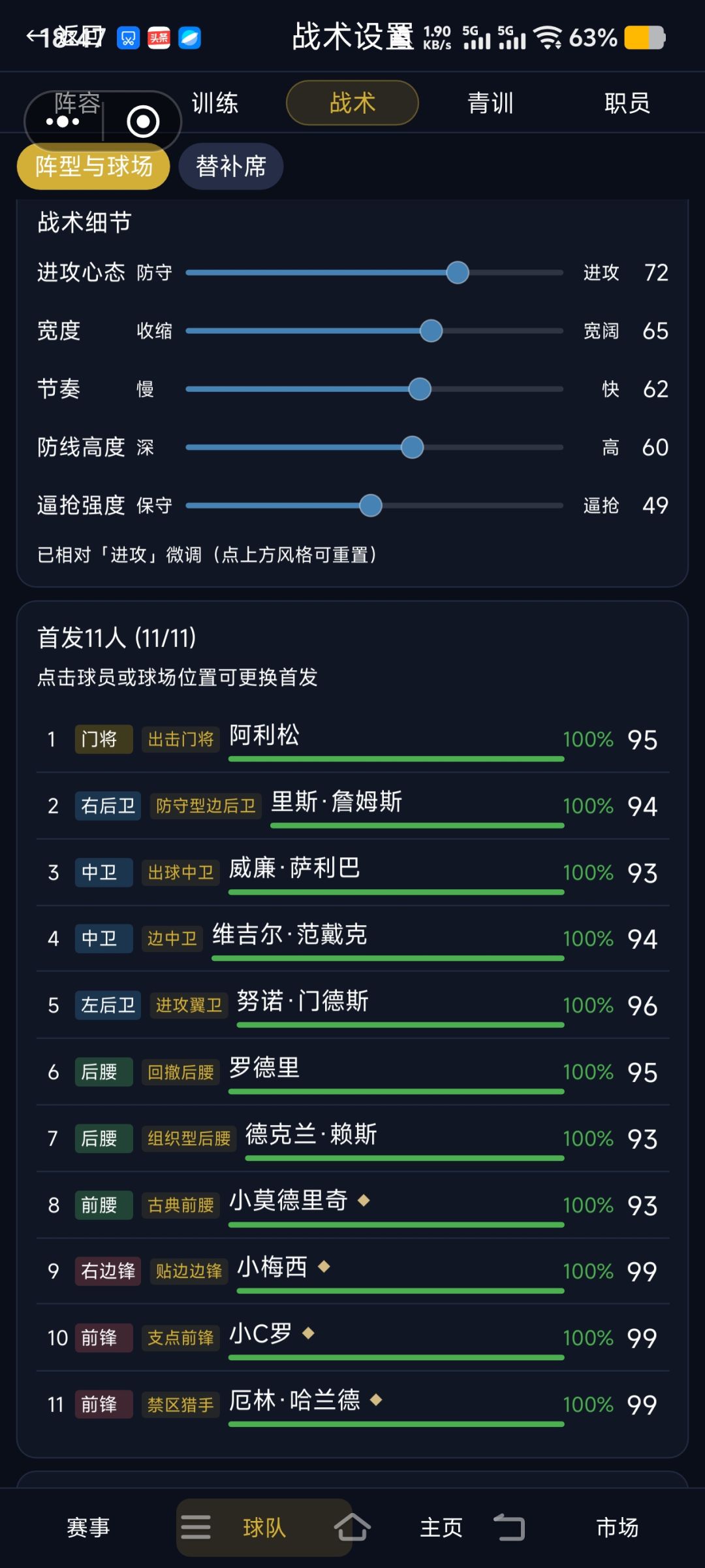 推荐一套非常好用的阵型 2