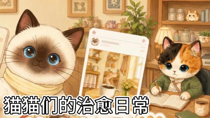 谁能拒绝满镇小猫!《猫猫镇日常》安利截图