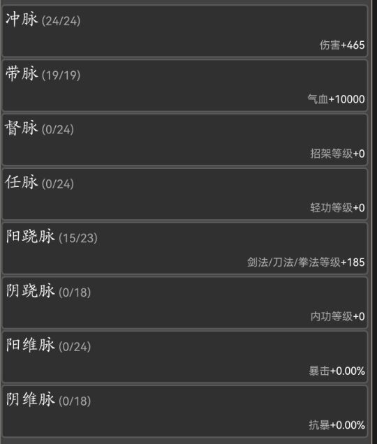 【速通流】寻道邪道速通,一天出洛阳|经脉·武学·战斗技巧截图