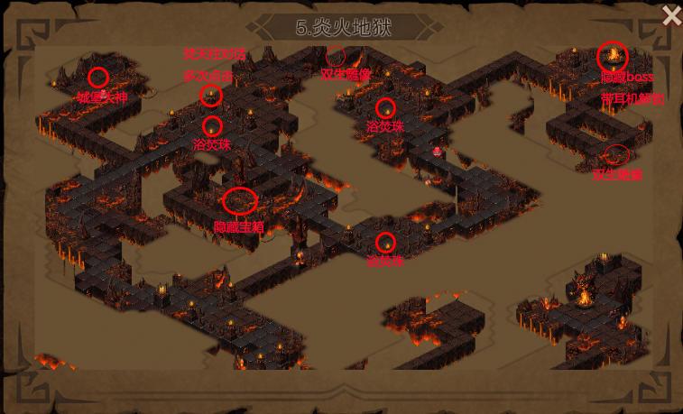炎火地底的成就及其他要点 2