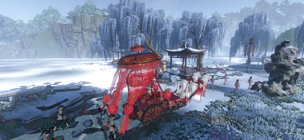 新结婚线路，拿动作，无视周上线刷情缘值。截图