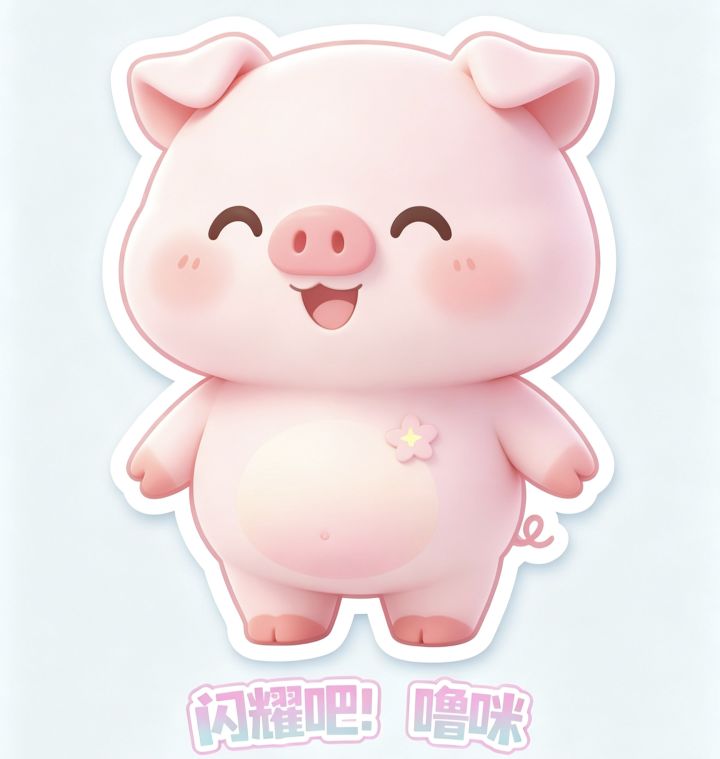 粉色小猪噜咪截图