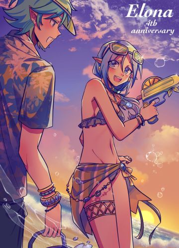 浅画亿下罢
我天tap太绿色健康无污染了！！一点露都不能发！！我定期产同人喜欢的可以去老福特关下，，，所有平台同名#绘画#伊洛纳