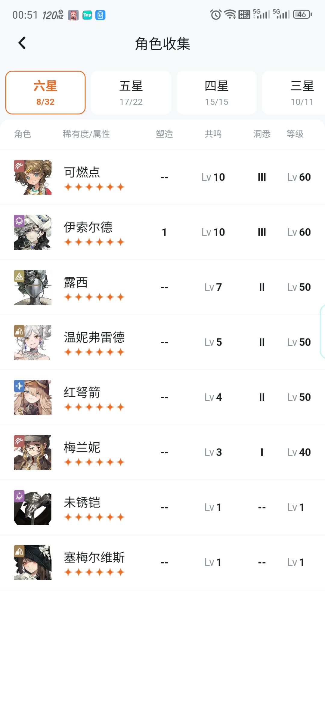 来个大佬配对。还需要抽什么 1