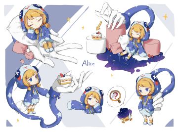 画了好多爱丽丝