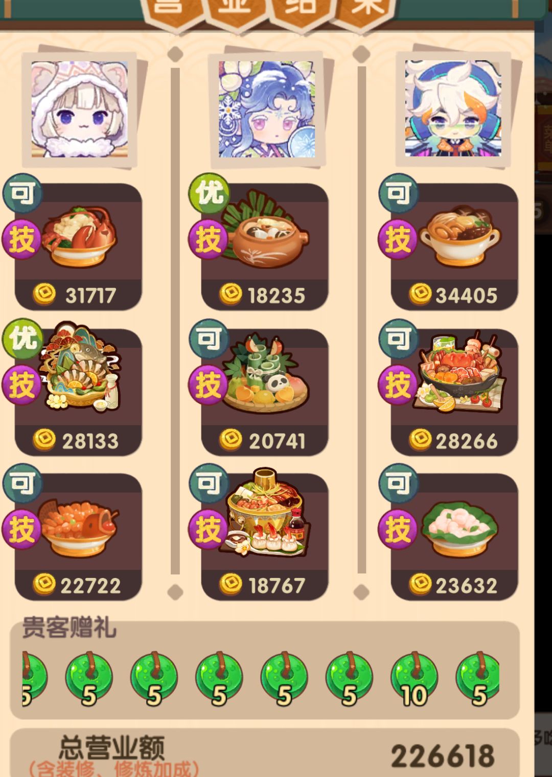 七份大收获和七份0收货 3