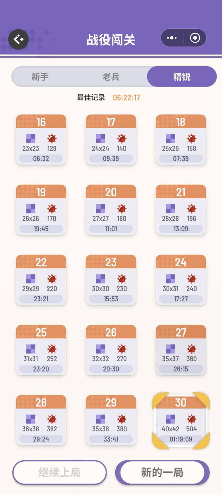 终于通关了,眼都花了截图