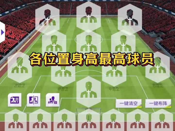 最佳球会各位置最高阵容!截图