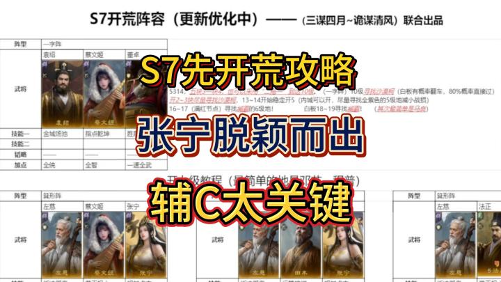 三谋张宁新开环~截图