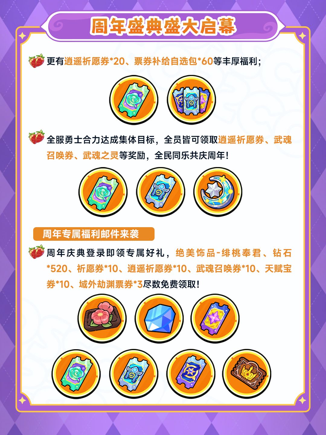 更新公告丨周年盛典开启!多重贺礼登录即领 3