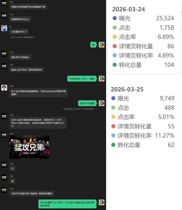 [踩坑避雷]宣传片设计与转化关系截图