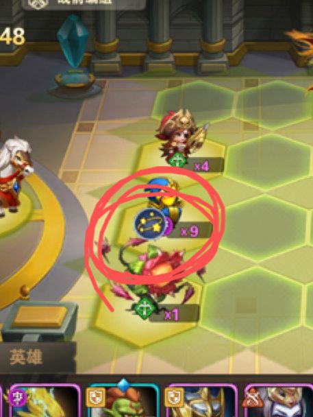 兵团上阵这个图标都是什么意思呀 3