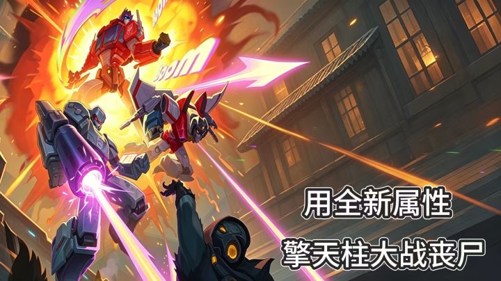 变形金刚启动,向僵尸开炮联动活动,让汽车人输出战斗截图
