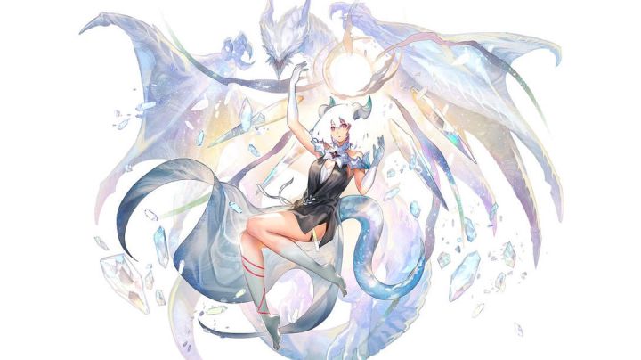 【银白色的幻想】白毛龙妹截图