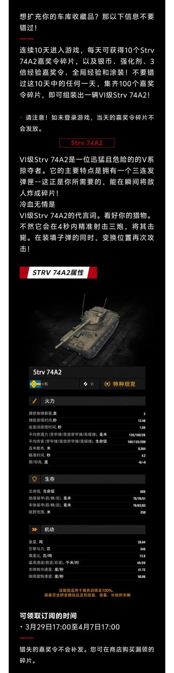 你的车库收藏品还差一个Strv 74A2