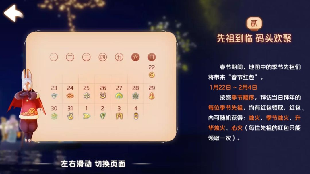 1月22日-2月4日重温季节先祖截图