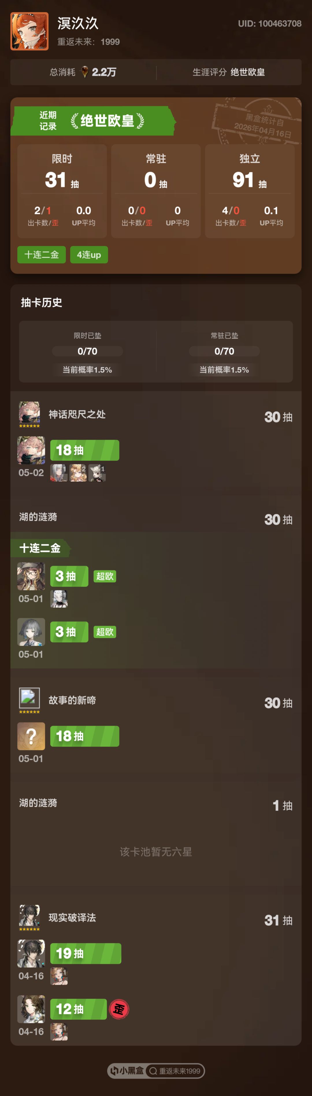 我有这些还需要抽什么 2