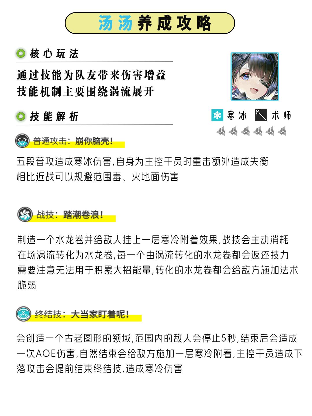 【终末地】汤汤养成攻略 2