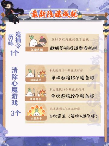 桃源天涯🌸最新隐藏成就4个（持续更）