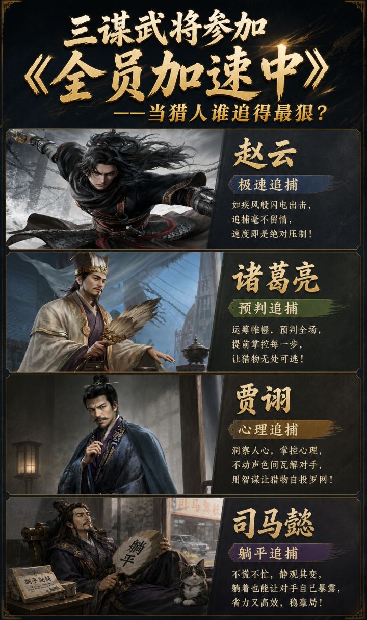 三谋武将《全员加速中》——谁追得最狠?截图