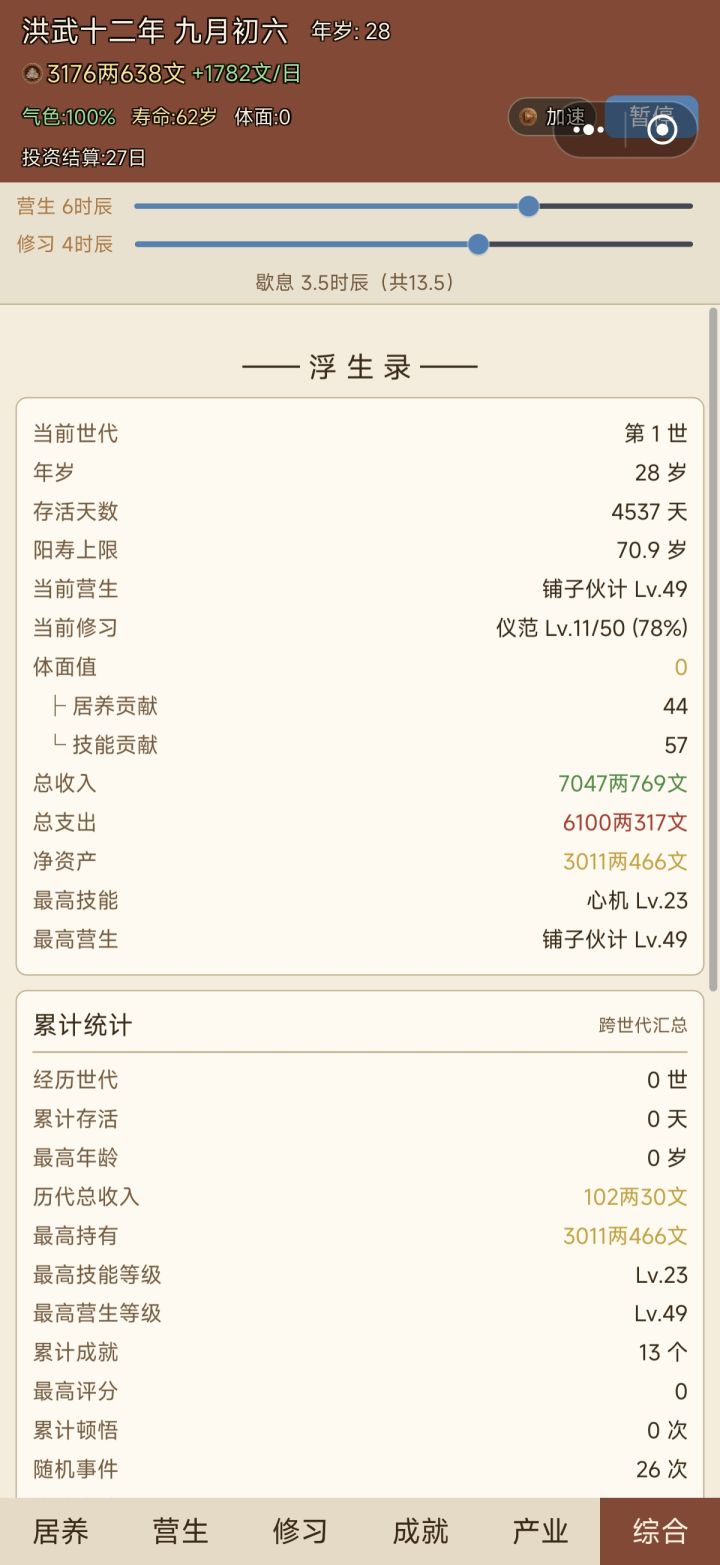体面怎么直接归零了?截图