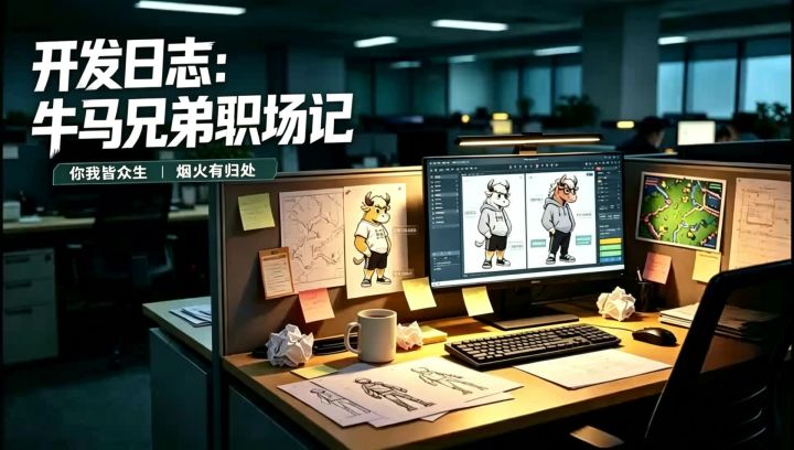 开发日志 3:夜市劝完架,我被房东堵在了酒馆截图