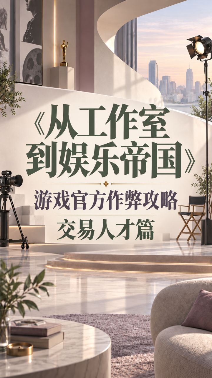《从工作室到娱乐帝国》 官方作弊攻略 交易人才篇截图