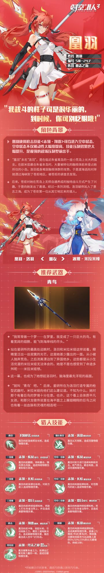 【猎人情报】超能猎人「凰羽」技能展示