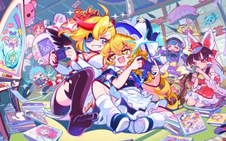 魔理沙再战天狗凛之我的瞎搓大于你的瞎搓