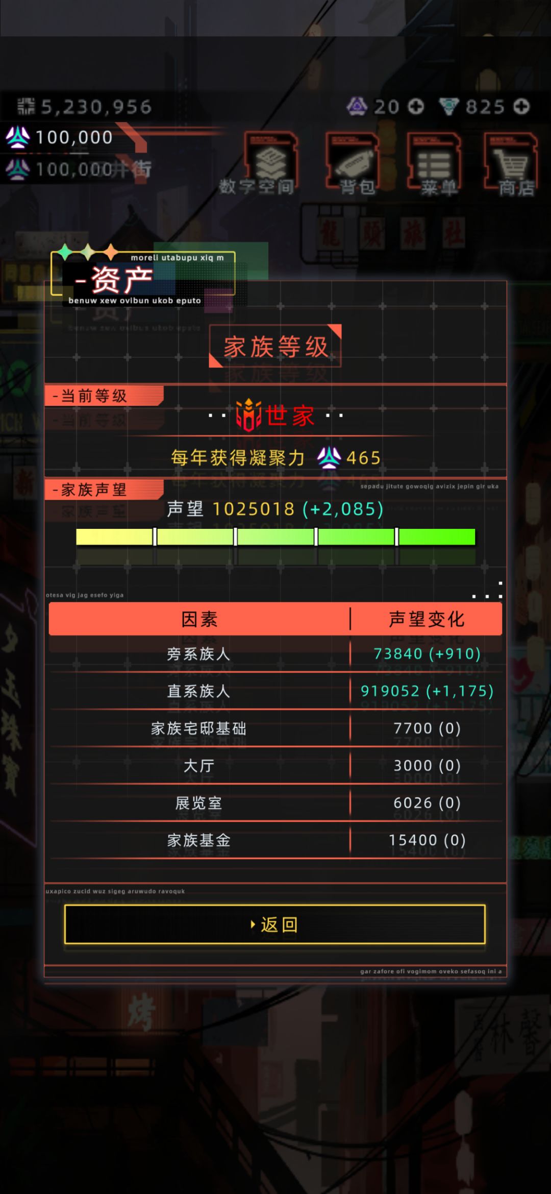 顶级世家百万声望家族攻略 2