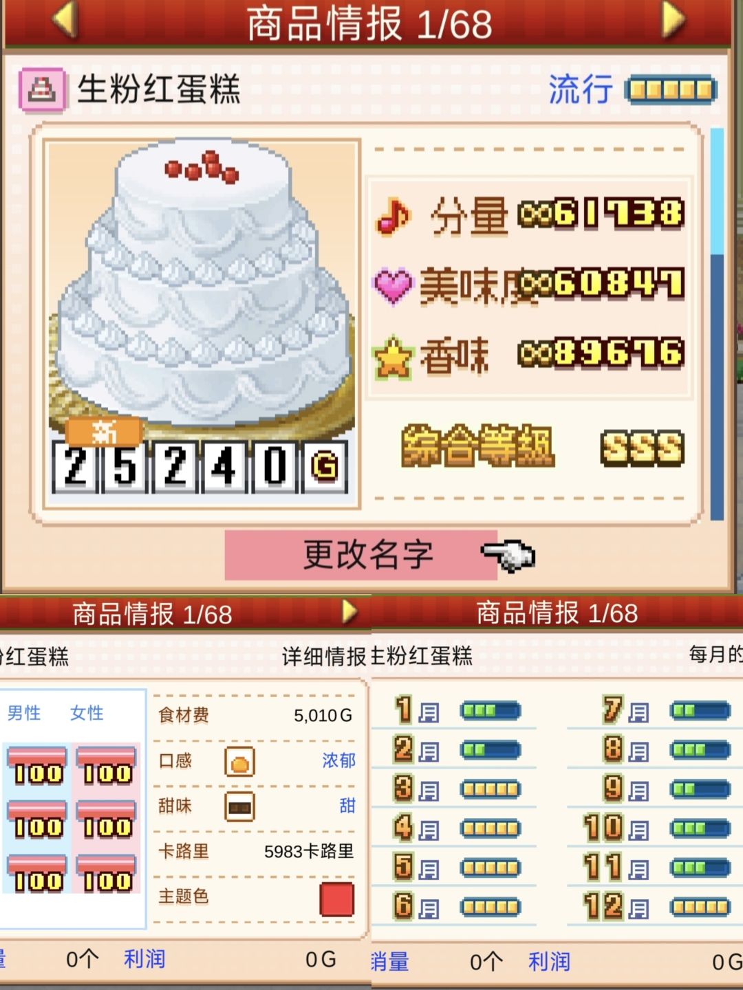(2)创作技能超提升的店员收尾的部分甜品 1