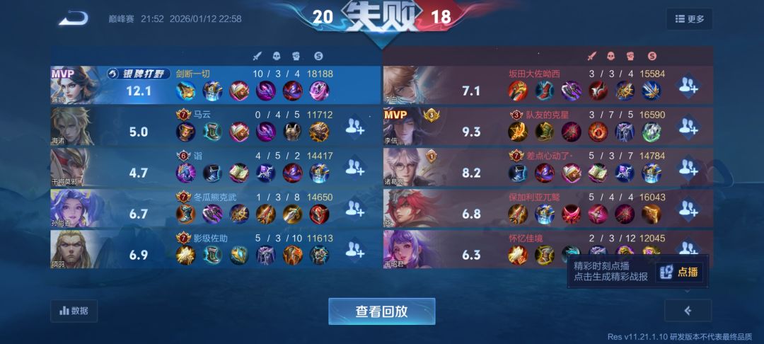 实在不行你就让钻石以下的别打巅峰赛呗, 1