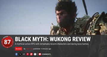 全是高分！黑神话媒体评分已公布！