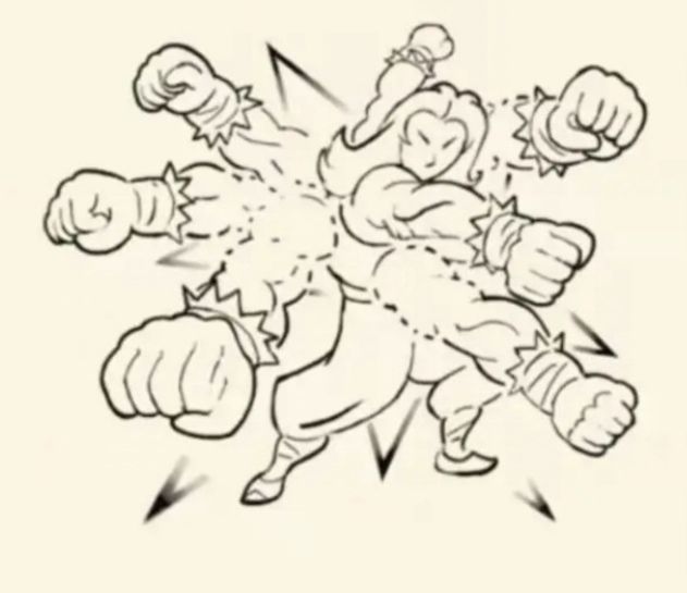 限制吸血高伤虚弱流七杀拳。 1