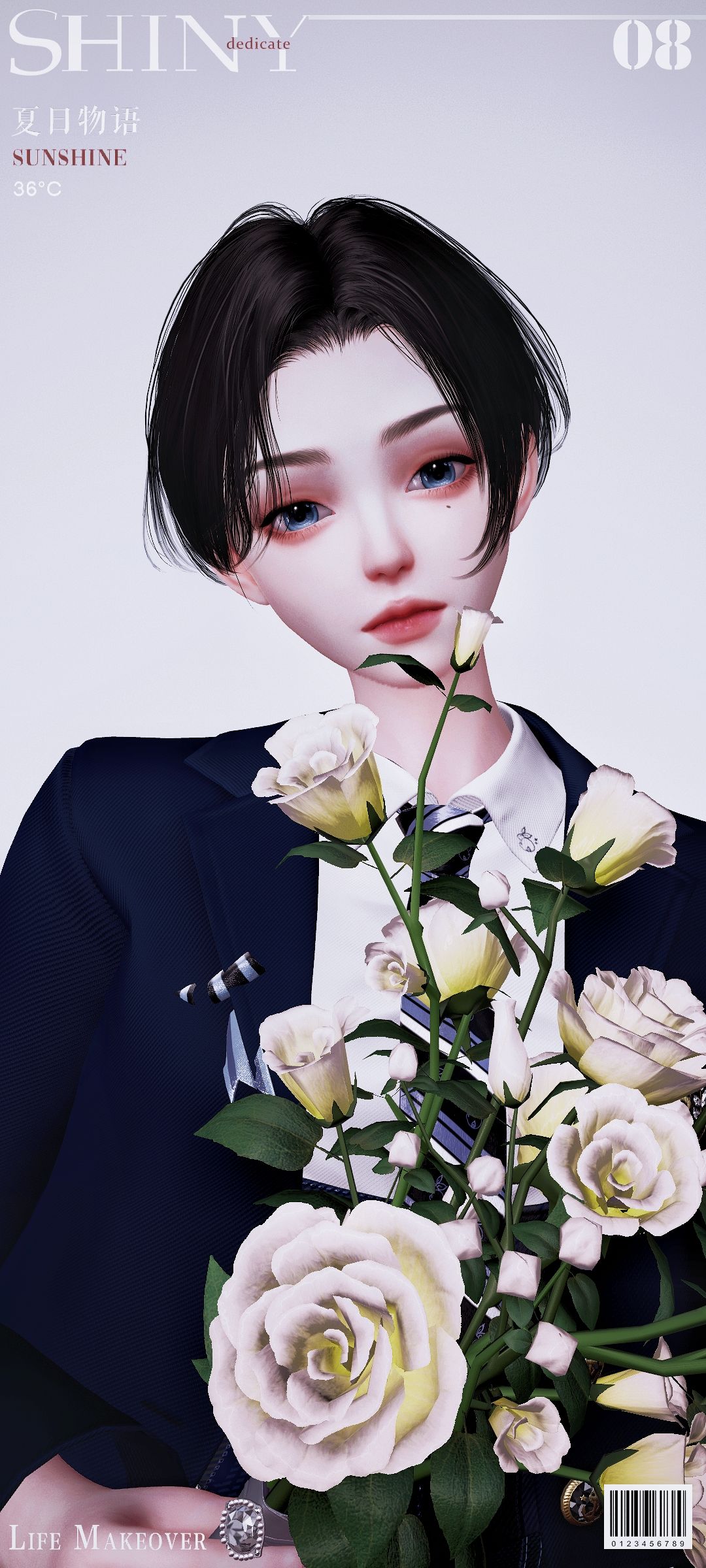 【捏脸：云之荼】荼蘼花少年 2