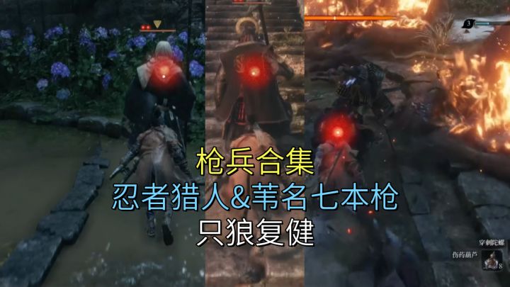 枪兵合集-忍者猎人&苇名七本枪【只狼】复健截图
