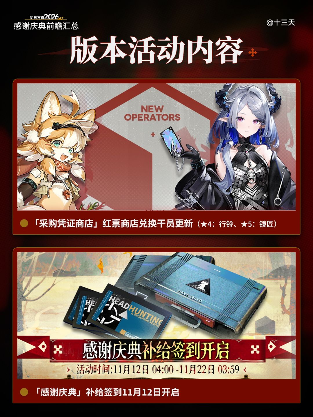 2026「感谢庆典」版本前瞻汇总 14