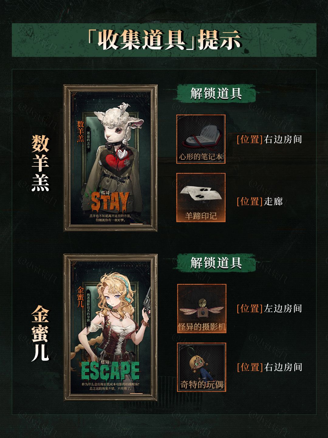 动动手指60雨滴丨网页活动丨旅馆惊魂夜攻略 3
