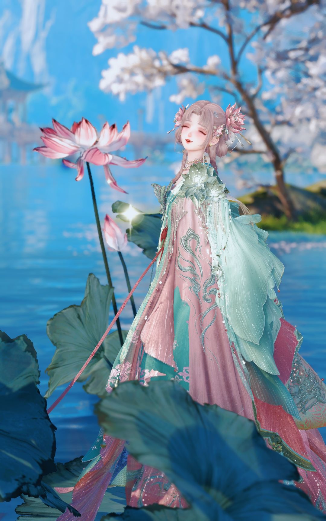 “蝉鸣惊半夏,晴光映荷花” 2