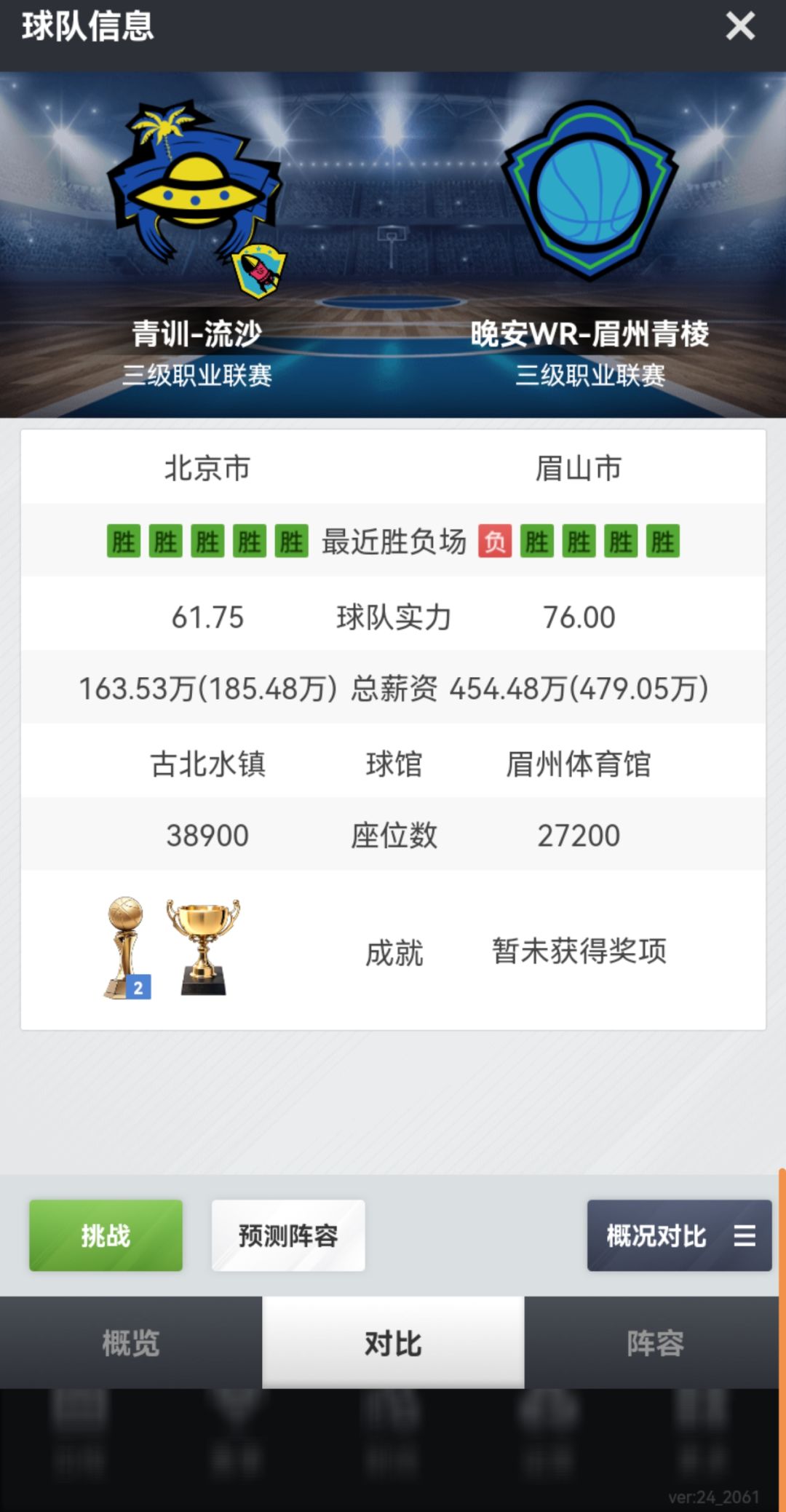 青训体验科技碾压,三倍工资杯赛对手拿下 1