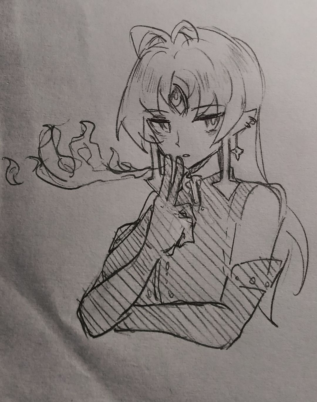 把之前没画过的女性角色画一画) 1