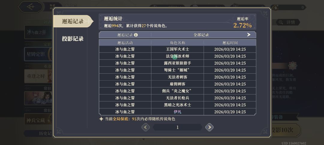 60抽齐了,最欧的一次了 1