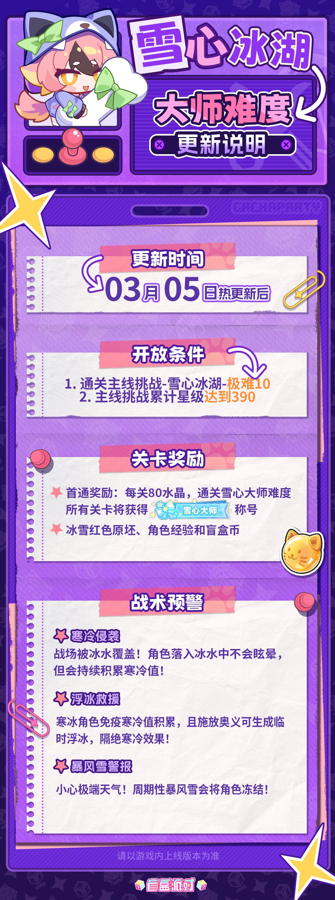 雪心冰湖·大师难度即将上线! 1
