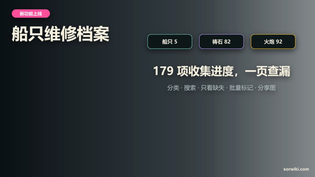 船只维修档案上线:179项船只、祷石与火炮 3